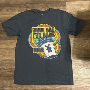 Dutch Bros ALS “Drink One For Dane” 1992 Crew Neck Blue Short Sleeve T-Shirt